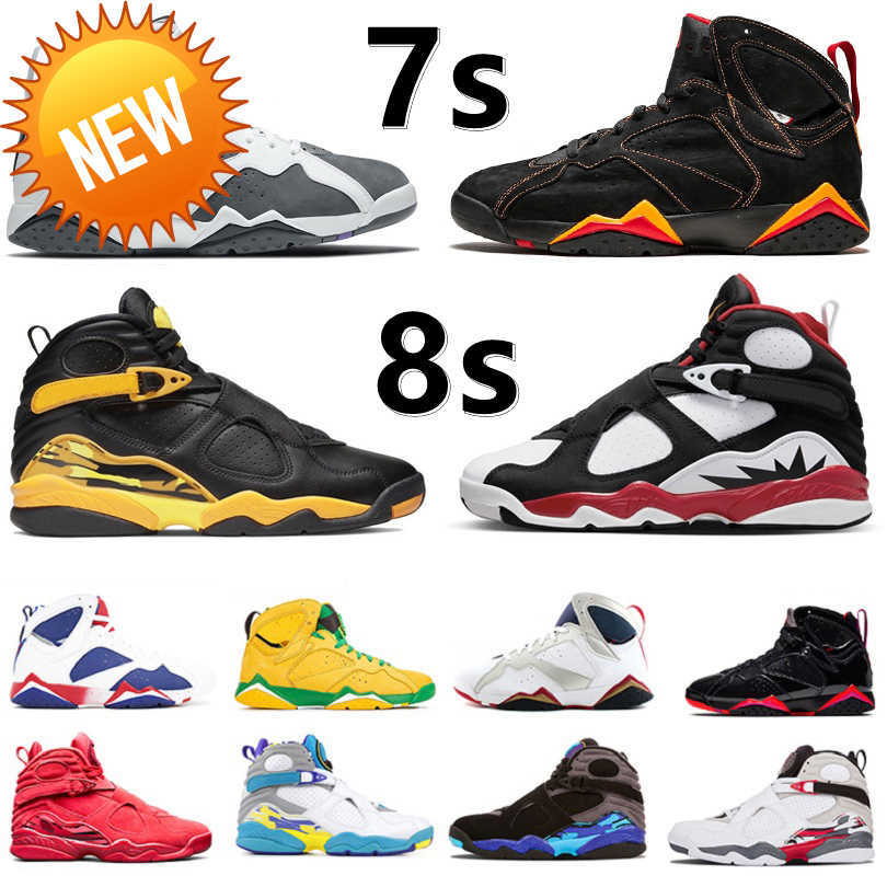 NEW Jumpman 7 8 men Basketball Shoes 7s Citrus Bordeaux Topaz Mist Patent Hare Flint 8s Taxi Aqua Raid South Beach Paprika Peat 3M, Color#1
NEW Jumpman 7 8 men Basketball Shoes 7s Citrus Bordeaux Topaz Mist Patent Hare Flint 8s Taxi Aqua Raid South Beach Paprika Peat 3M, Color#1