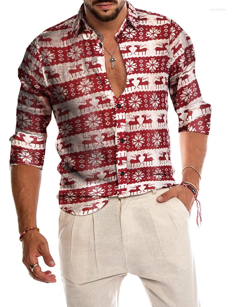 Men's Casual Shirts Camisa Para Hombre 2022 Informal Fiesta De Navidad Con Botones Camisas Ciervos Y Copos Nieve Mu, Red
Men's Casual Shirts Camisa Para Hombre 2022 Informal Fiesta De Navidad Con Botones Camisas Ciervos Y Copos Nieve Mu, Red