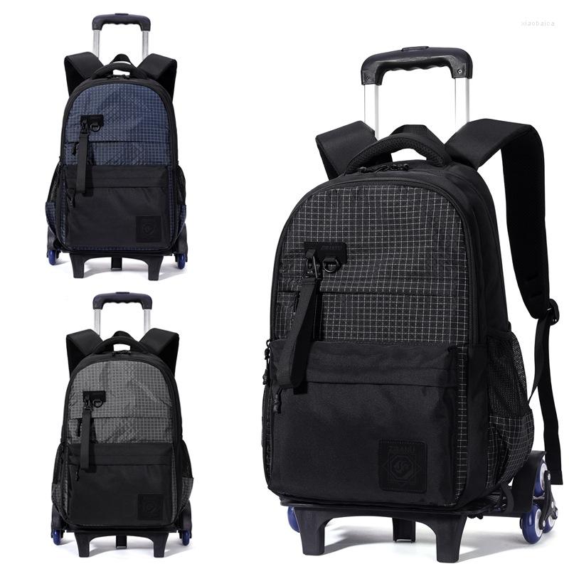 School Bags Trolley High For Boys Backpack Mochila Hombre Wheels Mochilas Para Estudiantes Plaid Sacoche Homme Sac A Dos Enfant, 2 wheels
School Bags Trolley High For Boys Backpack Mochila Hombre Wheels Mochilas Para Estudiantes Plaid Sacoche Homme Sac A Dos Enfant, 2 wheels