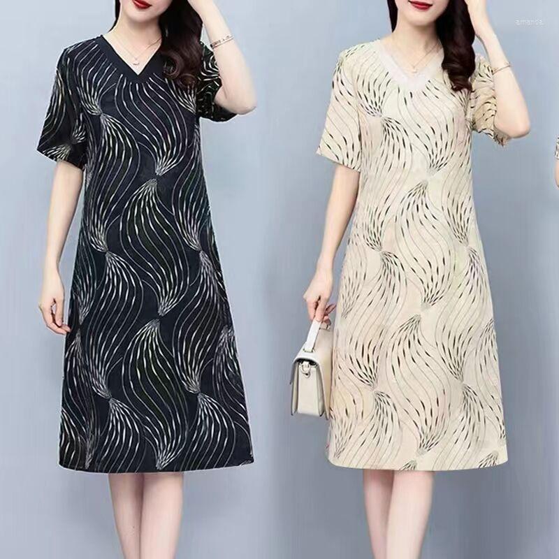 Casual Dresses Large Size Loose Belly Ice Silk Dress Summer Fashion Western Style Midi Skirt
Casual Dresses Large Size Loose Belly Ice Silk Dress Summer Fashion Western Style Midi Skirt