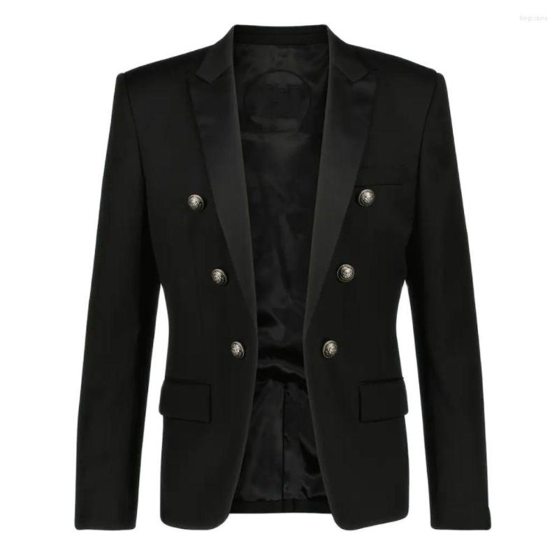 Men's Suits Men Slim Fit Black Jacket Blazer For Wedding Groom Formal Coat/Casual Daily Male Clothes Only A Coat With Silver Button, Blue
Men's Suits Men Slim Fit Black Jacket Blazer For Wedding Groom Formal Coat/Casual Daily Male Clothes Only A Coat With Silver Button, Blue
