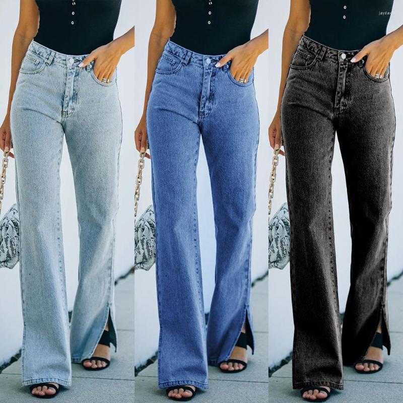 Women' Jeans 2022 Autumn Washed Slit Mid-waist Temperament Loose Trousers Casual Pants For Women, Blue
Women' Jeans 2022 Autumn Washed Slit Mid-waist Temperament Loose Trousers Casual Pants For Women, Blue
