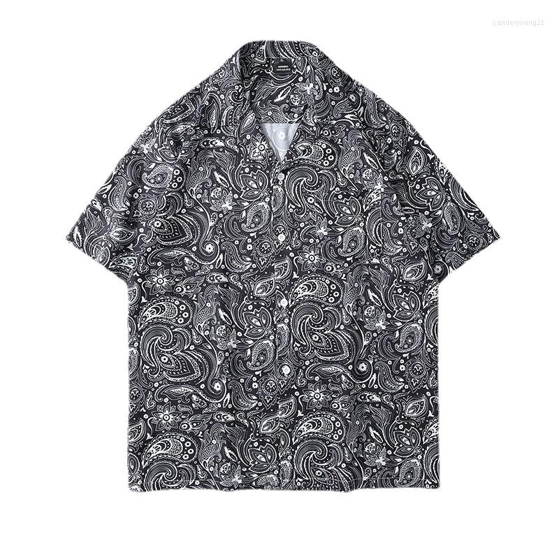 Men's Casual Shirts Summer Men Hawaiian Cashew Flower Fashion Brand Retro Full Printed Short Sleeve Shirt Ins Loose Couple Cardigan, Black
Men's Casual Shirts Summer Men Hawaiian Cashew Flower Fashion Brand Retro Full Printed Short Sleeve Shirt Ins Loose Couple Cardigan, Black