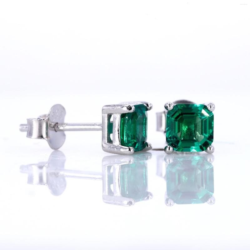 Stud Earrings 1.6ct Total 5x5mm Lab-Created Hydrothermal Emerald Vintage 925 Silver Plated 18k Gold Jewelry Gift For Her
Stud Earrings 1.6ct Total 5x5mm Lab-Created Hydrothermal Emerald Vintage 925 Silver Plated 18k Gold Jewelry Gift For Her