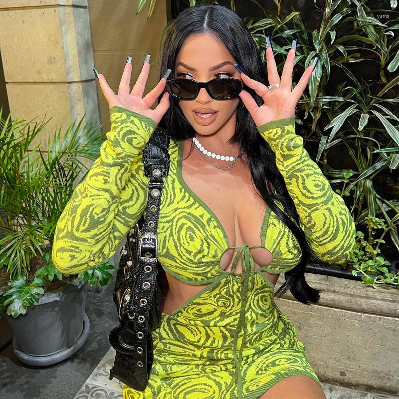 Casual Dresses Europe And America' Autumn 2023 Pit Stripe Print Sexy Lace Up Hollow Bag Hip Slim Dress Streetwear, Green
Casual Dresses Europe And America' Autumn 2023 Pit Stripe Print Sexy Lace Up Hollow Bag Hip Slim Dress Streetwear, Green