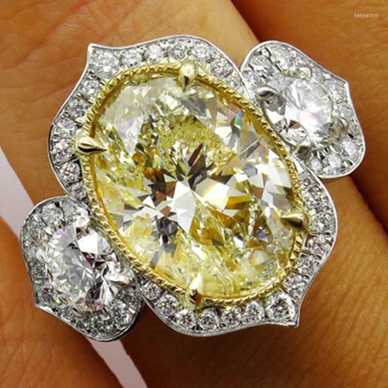 Wedding Rings 2022 High Quality Golden Yellow Egg Ring Luxury Zircon Birthstone For Women Anniversary Gifts Jewelry Accessories
Wedding Rings 2022 High Quality Golden Yellow Egg Ring Luxury Zircon Birthstone For Women Anniversary Gifts Jewelry Accessories