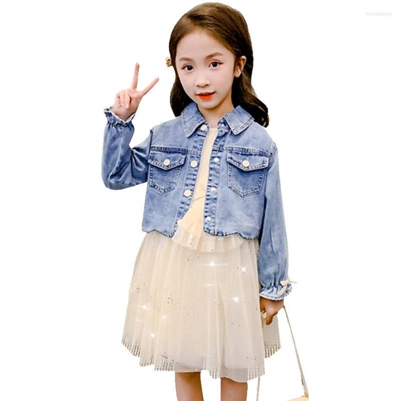 Clothing Sets Girls Clothes Denim Jacket Sequin Dress Children's For Teenage Casual Costume, Picture shown
Clothing Sets Girls Clothes Denim Jacket Sequin Dress Children's For Teenage Casual Costume, Picture shown