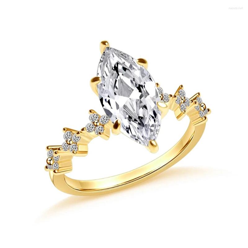 Wedding Rings Shiny Marquise Cubic Zircon For Women Fashion Gold Color Ring Engagement Promise Party Accessories Luxury Jewelry
Wedding Rings Shiny Marquise Cubic Zircon For Women Fashion Gold Color Ring Engagement Promise Party Accessories Luxury Jewelry