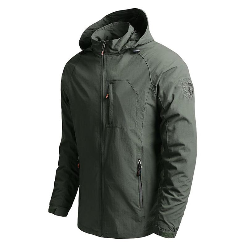 Men' Jackets Autumn Winter Men Outdoor Hiking Waterproof Hooded Windbreaker Coat Casual Tactics Military, Dark grey
Men' Jackets Autumn Winter Men Outdoor Hiking Waterproof Hooded Windbreaker Coat Casual Tactics Military, Dark grey