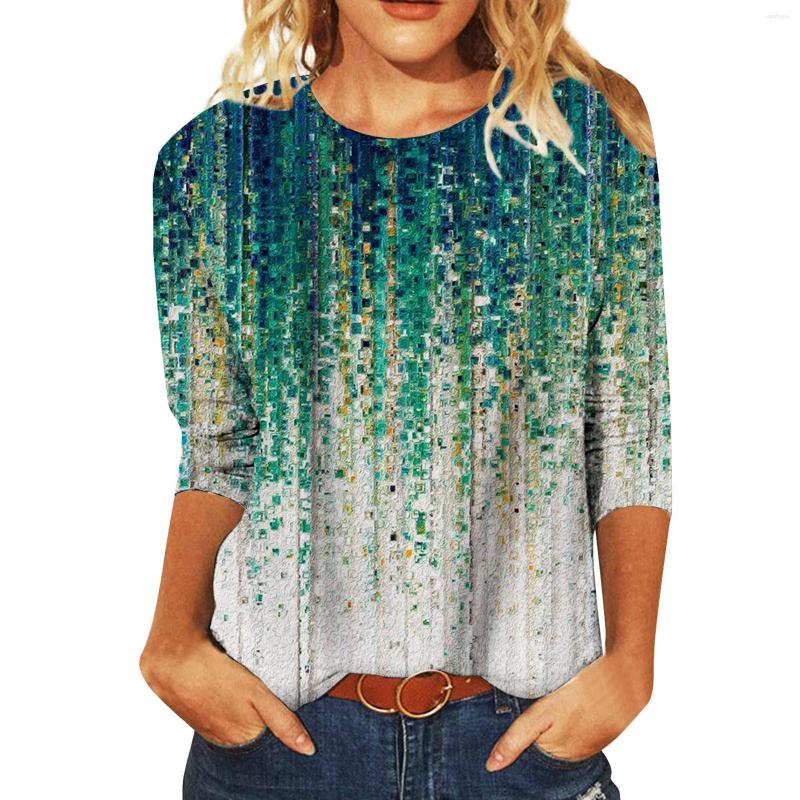 Women' T Shirts Loose Tunic For Womens Casual Summer Tops Floral Three Quarter Sleeve Round Neck Tee Shirt 4x Cute Top, Blue
Women' T Shirts Loose Tunic For Womens Casual Summer Tops Floral Three Quarter Sleeve Round Neck Tee Shirt 4x Cute Top, Blue