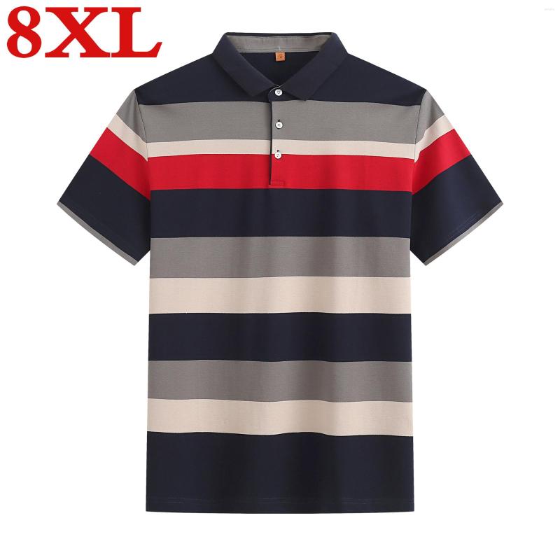 Men's Polos Size 8XL 7XL 6XL Plus 5XL Fashion Men Brand Clothing Short Sleeve Male Quality Stretch Casual Polo Shirts
Men's Polos Size 8XL 7XL 6XL Plus 5XL Fashion Men Brand Clothing Short Sleeve Male Quality Stretch Casual Polo Shirts