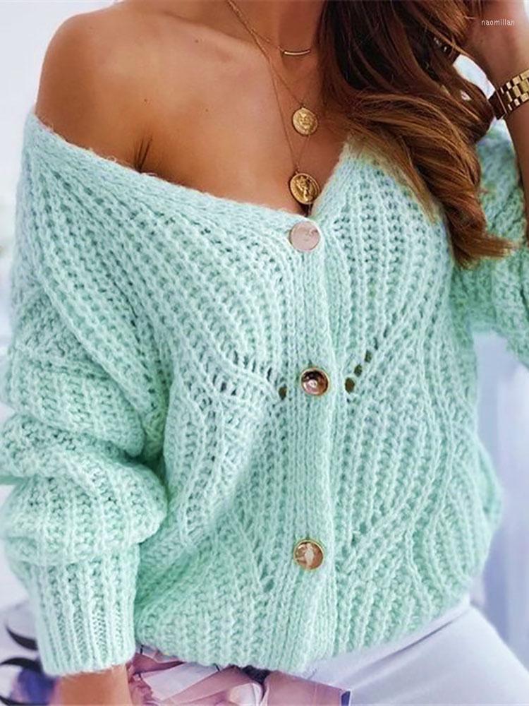 Women' Knits Spring Autumn Button Basic Knitted Sweaters Women V Neck Casual Loose Elegant Female Long Sleeve Single Breasted Tops, 04 apricot
Women' Knits Spring Autumn Button Basic Knitted Sweaters Women V Neck Casual Loose Elegant Female Long Sleeve Single Breasted Tops, 04 apricot