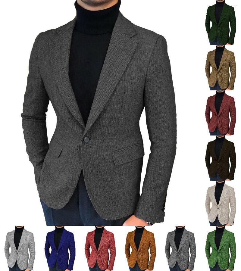 Men's Suits Formal Men's Tweed Blazer Jacket Herringbone Suit Dress Retro Wool Coat Vintage, Gray
Men's Suits Formal Men's Tweed Blazer Jacket Herringbone Suit Dress Retro Wool Coat Vintage, Gray