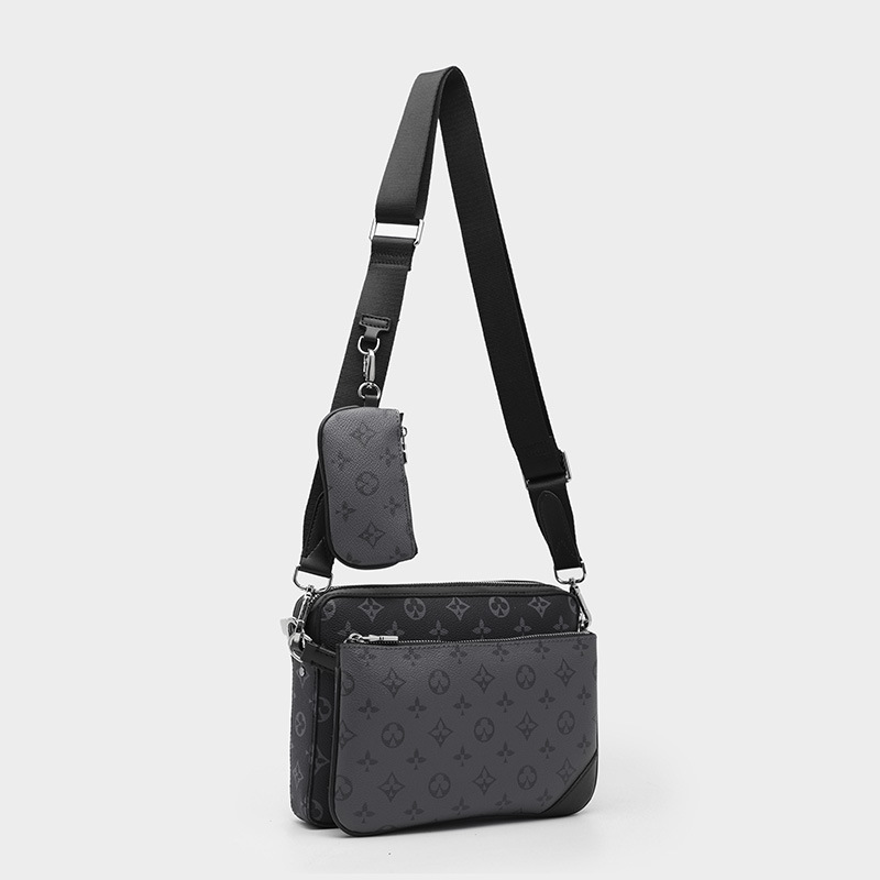 High Quality designer bags mens women Leather 3pcs set Detachable Trio Messenger Bags Crossbody bag 3 in 1 Shoulder Bag Handbags Purse Wallet With Original Box M69443, Black flower
High Quality designer bags mens women Leather 3pcs set Detachable Trio Messenger Bags Crossbody bag 3 in 1 Shoulder Bag Handbags Purse Wallet With Original Box M69443, Black flower