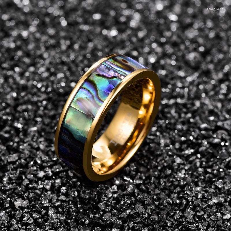 Wedding Rings 2022 8mm Men's Bohemia Carbide Party Ring Electroplated Gold Inlaid Shell Engagement Tungsten Steel
Wedding Rings 2022 8mm Men's Bohemia Carbide Party Ring Electroplated Gold Inlaid Shell Engagement Tungsten Steel