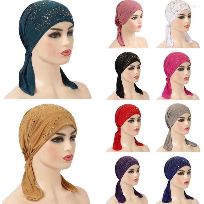 Ethnic Clothing Women Muslim Hat Rhinestone Turban Beanie Inner Cap Cancer Chemo Islamic Arab Bonnet Elastic Headwear Hats Caps
Ethnic Clothing Women Muslim Hat Rhinestone Turban Beanie Inner Cap Cancer Chemo Islamic Arab Bonnet Elastic Headwear Hats Caps