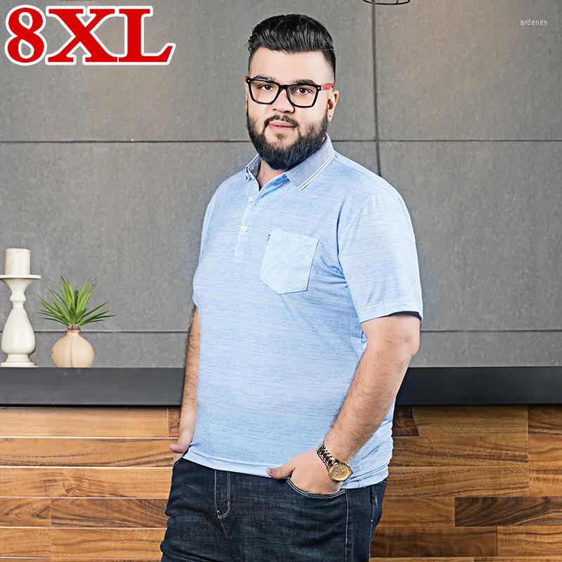 Men's Polos 8XL Size 7XL Plus 6XL High Quality Fashion Men Brand Clothing Short Sleeve Male Casual Polo Shirts, Blue
Men's Polos 8XL Size 7XL Plus 6XL High Quality Fashion Men Brand Clothing Short Sleeve Male Casual Polo Shirts, Blue