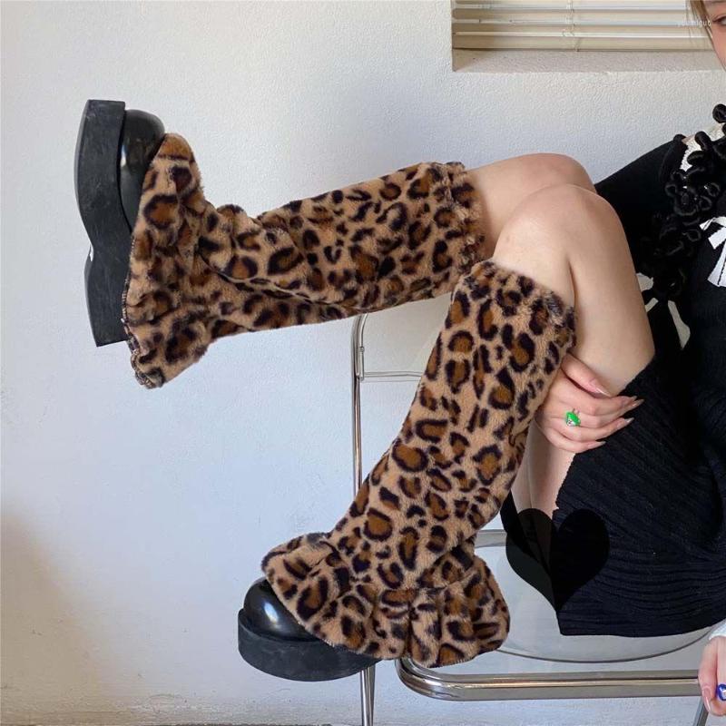 Women Socks Winter Leopard Plush Punk Streetwear Thermal Long Stockings Japan Style Girls Retro Harajuku Hosiery, Light coffee
Women Socks Winter Leopard Plush Punk Streetwear Thermal Long Stockings Japan Style Girls Retro Harajuku Hosiery, Light coffee