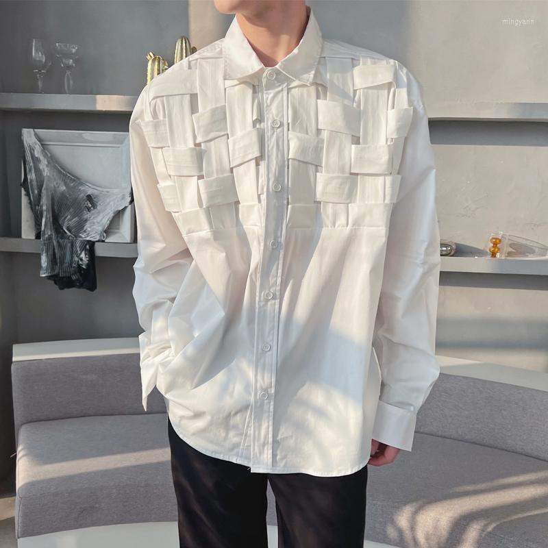 Men's Casual Shirts YASUGUOJI Korean Fashion Chic White Patchwork Shirt Men 2022 Autumn Streetwear Loose Party Dress Long Sleeve For
Men's Casual Shirts YASUGUOJI Korean Fashion Chic White Patchwork Shirt Men 2022 Autumn Streetwear Loose Party Dress Long Sleeve For