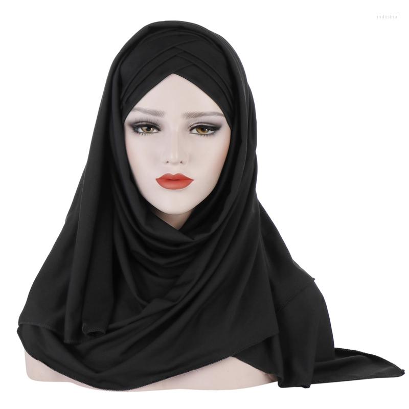 Ethnic Clothing Women Milk Filer Solid Color 2 In 1 Turban Hat Instant Scarf Malaysia Muslim Cross Pleated Hijab Cap Head Wrap Cover
Ethnic Clothing Women Milk Filer Solid Color 2 In 1 Turban Hat Instant Scarf Malaysia Muslim Cross Pleated Hijab Cap Head Wrap Cover