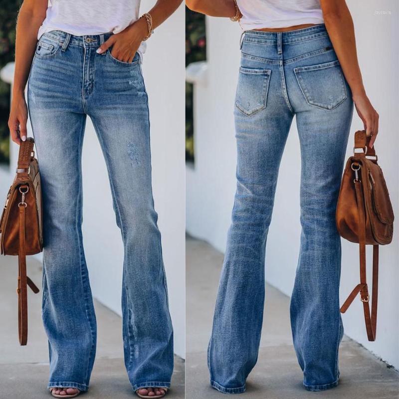 Women' Jeans Women Mid-waist Washed Flared Temperament All-match Slim Trousers Baggy Blue For Slouchy
Women' Jeans Women Mid-waist Washed Flared Temperament All-match Slim Trousers Baggy Blue For Slouchy
