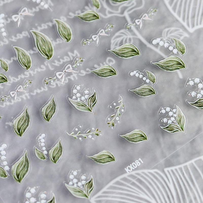 Nail Stickers Art Green Leaf Campanula Flower Applique Embossed Sticker Small Fresh DIY Decoration Accessories
Nail Stickers Art Green Leaf Campanula Flower Applique Embossed Sticker Small Fresh DIY Decoration Accessories