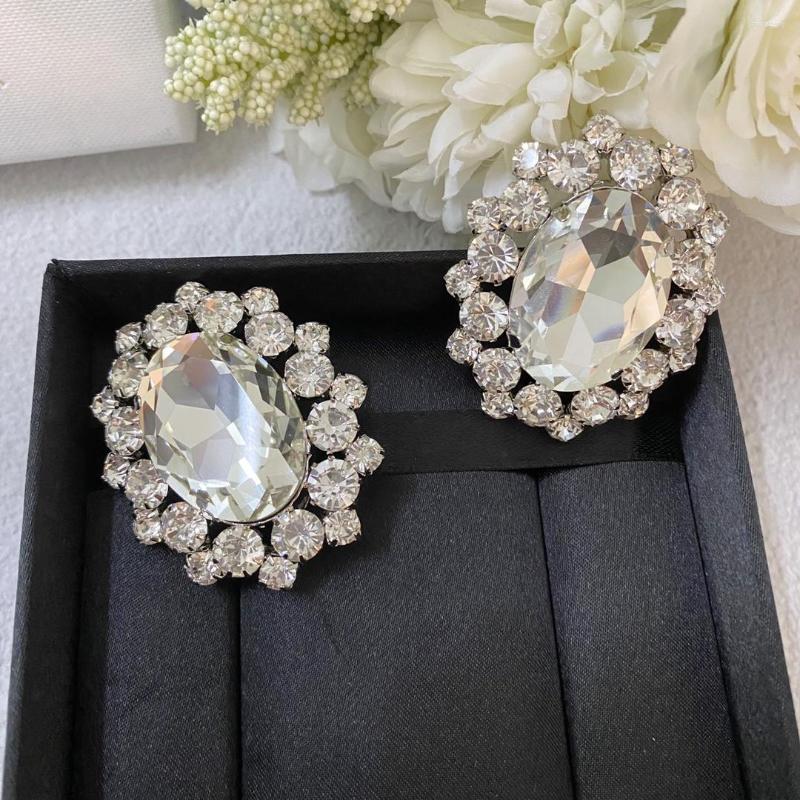 Backs Earrings AR Sparkling Oval No Piercing Summer Fashion Clip On
Backs Earrings AR Sparkling Oval No Piercing Summer Fashion Clip On