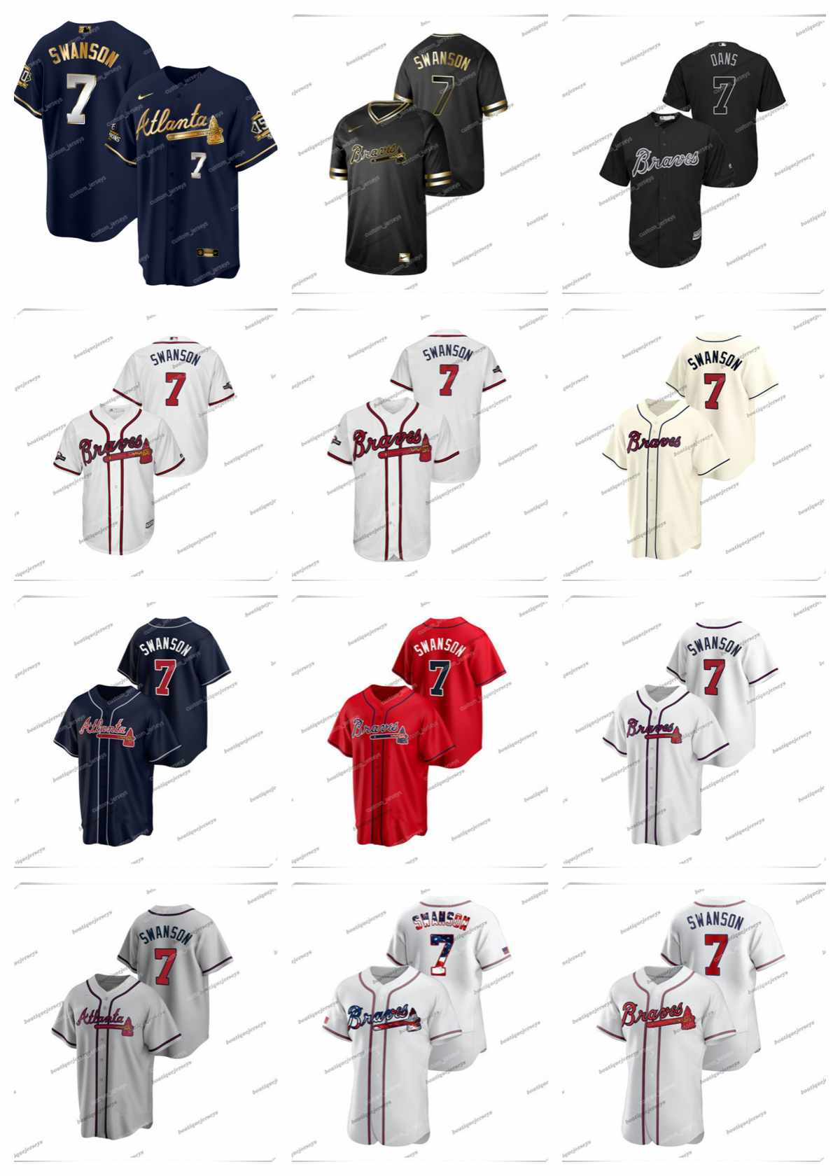 Atlanta''Braves''Men Jersey Women Youth 7 Dansby Swanson Dans Home Custom New Cool Flex Base Stitched Baseball Jerseys, 10
Atlanta''Braves''Men Jersey Women Youth 7 Dansby Swanson Dans Home Custom New Cool Flex Base Stitched Baseball Jerseys, 10