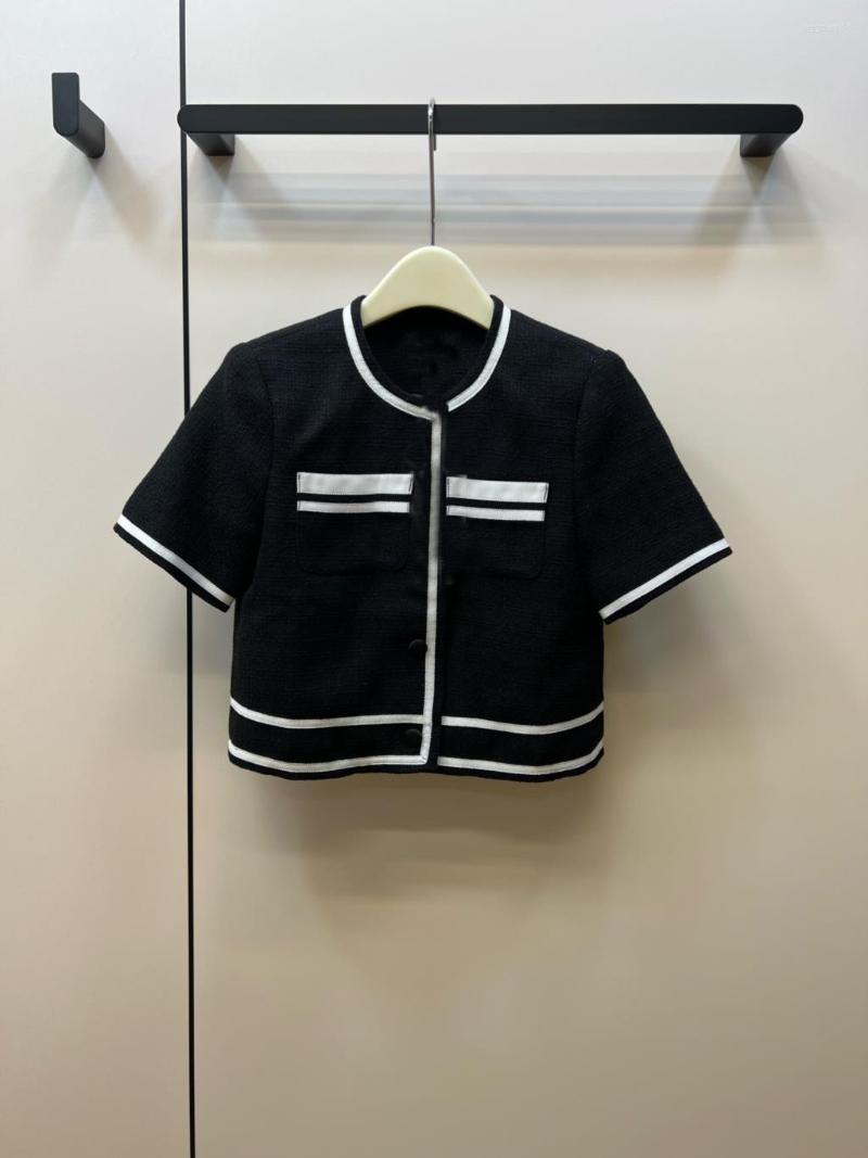 Women' Blouses Striped Edge Short Tops Elegant Temperament Fashion Soft And Comfortable 2022 Fall 0725Q, Black
Women' Blouses Striped Edge Short Tops Elegant Temperament Fashion Soft And Comfortable 2022 Fall 0725Q, Black