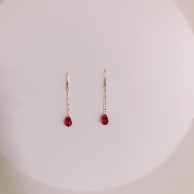 Stud Earrings Original Style Silver Inlaid Garnet Droplet Long Chain Elegant Charm And Small Ladies Brand Jewelry
Stud Earrings Original Style Silver Inlaid Garnet Droplet Long Chain Elegant Charm And Small Ladies Brand Jewelry