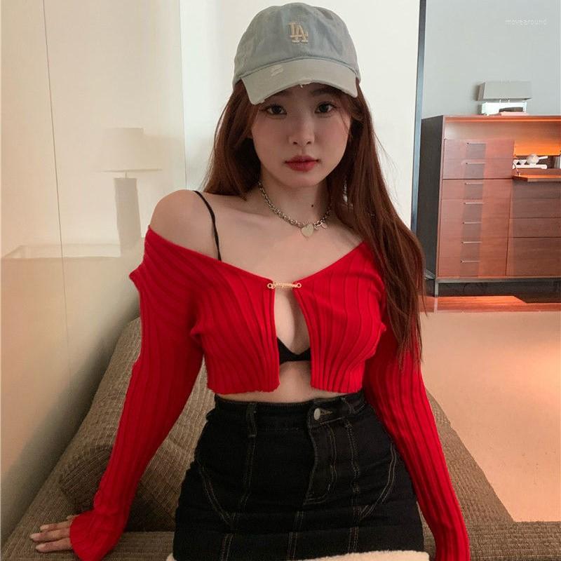 Women' Knits Sweater Short Style Niche Slim All-match Temperament V-neck Knitted Long-sleeved Top Women' Spring And Summer, White
Women' Knits Sweater Short Style Niche Slim All-match Temperament V-neck Knitted Long-sleeved Top Women' Spring And Summer, White