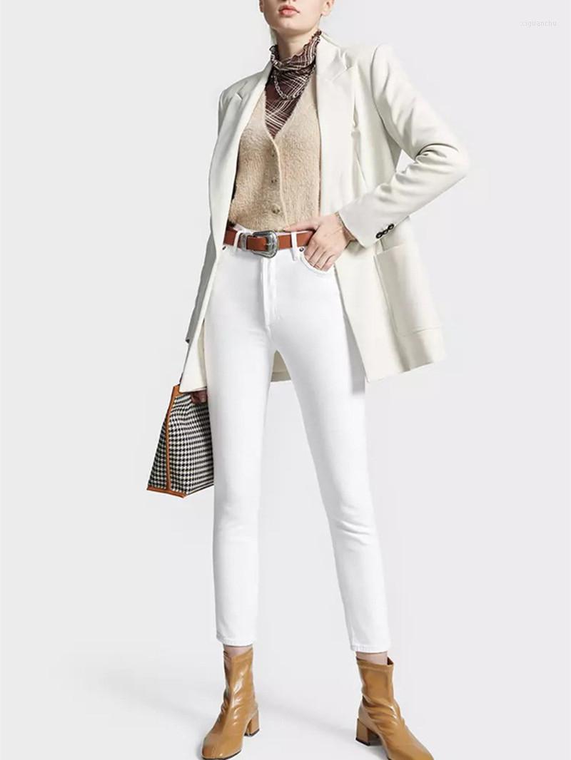 Women's Jeans Women Denim Pencil Pants High Waist Solid Color Skinny Fashion 2022 Autumn Female, White
Women's Jeans Women Denim Pencil Pants High Waist Solid Color Skinny Fashion 2022 Autumn Female, White