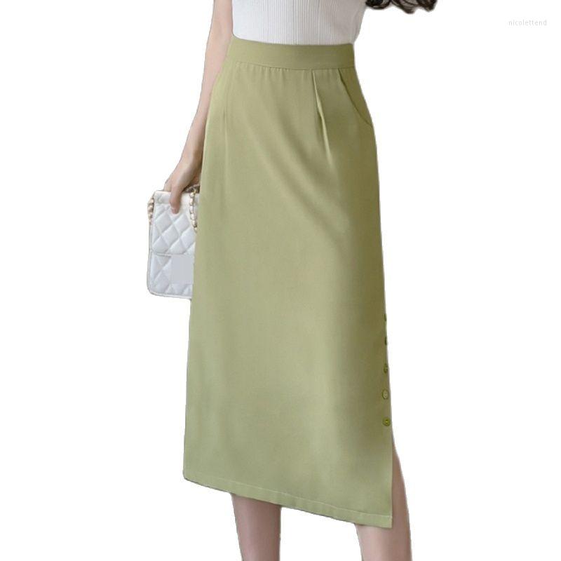 Skirts Wisher&Tong Suit Woman Fashion 2022 Elegant Pencil Skirt Office Wear High Waist Side Split Korean Long Black Midi
Skirts Wisher&Tong Suit Woman Fashion 2022 Elegant Pencil Skirt Office Wear High Waist Side Split Korean Long Black Midi