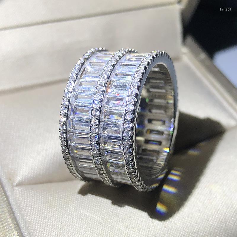 Cluster Rings Shiny Geometric Colorful Zircon Ring Luxury Jewelry 925 Silver Female Engagement Party Cocktail For Couples
Cluster Rings Shiny Geometric Colorful Zircon Ring Luxury Jewelry 925 Silver Female Engagement Party Cocktail For Couples