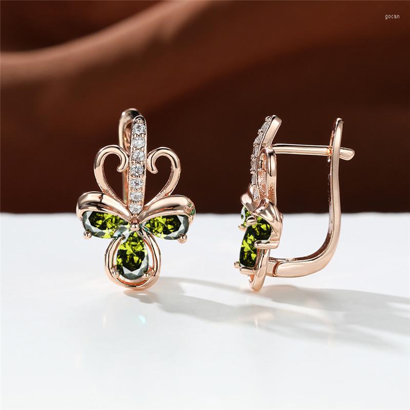 Hoop Earrings Cute Female Olive Green Zircon Luxury Crystal Rainbow Stone Rose Gold Color Wedding For Women
Hoop Earrings Cute Female Olive Green Zircon Luxury Crystal Rainbow Stone Rose Gold Color Wedding For Women