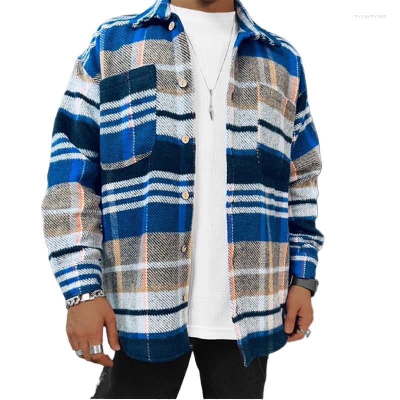 Men' Casual Shirts Men' Fashion Plaid Thick Coat Man Long Sleeve Soft Cotton Men Cardigan Coats Oversized Shirt, 10
Men' Casual Shirts Men' Fashion Plaid Thick Coat Man Long Sleeve Soft Cotton Men Cardigan Coats Oversized Shirt, 10