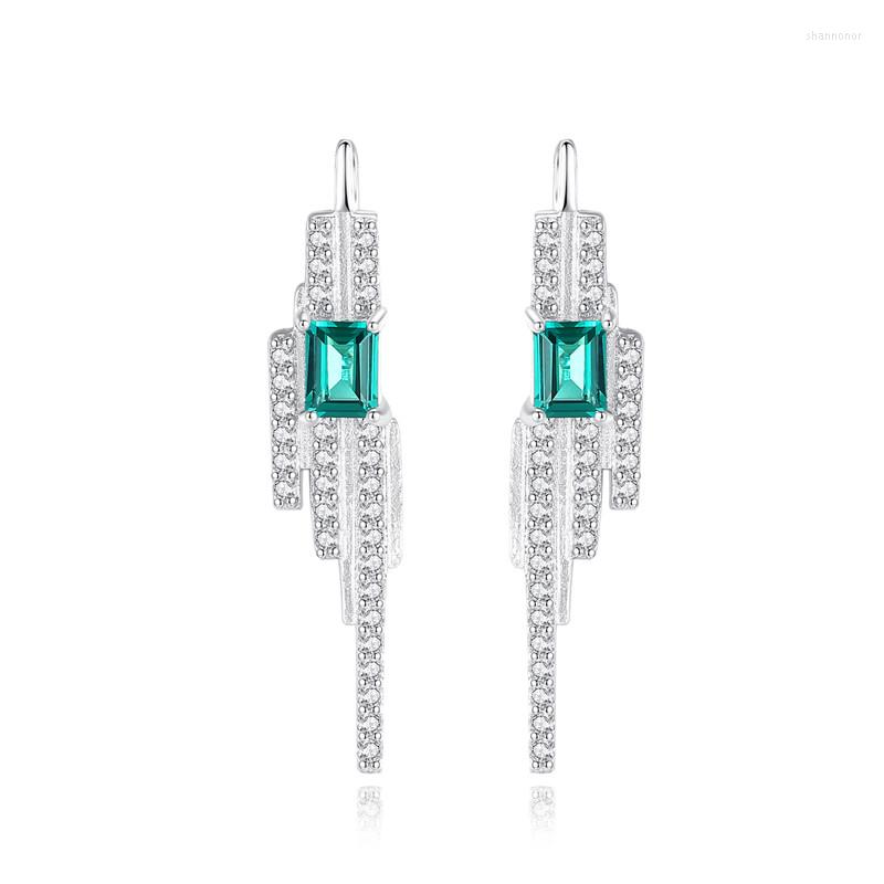 Stud Earrings 2022 925 Sterling Silver Geometric Square & Green Gem Long For Women Wedding Fine Jewelry Gift
Stud Earrings 2022 925 Sterling Silver Geometric Square & Green Gem Long For Women Wedding Fine Jewelry Gift