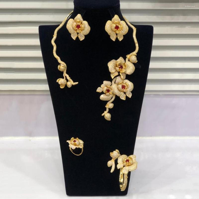 Necklace Earrings Set GODKI Flower Charms Two Rows Lariat Luxury Nigerian Dubai For Women Cubic Zircon Wedding Bridal Jewelry, Picture shown
Necklace Earrings Set GODKI Flower Charms Two Rows Lariat Luxury Nigerian Dubai For Women Cubic Zircon Wedding Bridal Jewelry, Picture shown