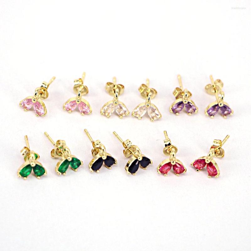 Stud Earrings 10Pairs Gold Color Geometric Shape For Women Cute CZ Zircon Of Leaves Pendientes Fashion Jewelry
Stud Earrings 10Pairs Gold Color Geometric Shape For Women Cute CZ Zircon Of Leaves Pendientes Fashion Jewelry