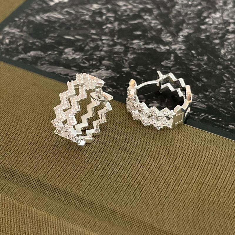 Hoop Earrings SHANICE S925 Sterling Silver Wave Shape Geometric For Men Women Simple French Fashion Jewelry
Hoop Earrings SHANICE S925 Sterling Silver Wave Shape Geometric For Men Women Simple French Fashion Jewelry