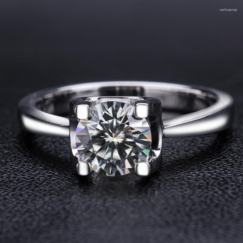 Cluster Rings Starsgem Jewel 18K Gold Plated 925 Silver Ring 0.5ct 1ct Moissanites High Quality For Women
Cluster Rings Starsgem Jewel 18K Gold Plated 925 Silver Ring 0.5ct 1ct Moissanites High Quality For Women