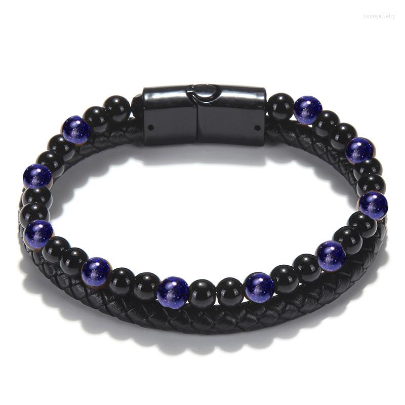 Link Bracelets Explosions Fashion Men's Jewelry Pu Leather Bracelet Black Magnetic Buckle Tiger Eye
Link Bracelets Explosions Fashion Men's Jewelry Pu Leather Bracelet Black Magnetic Buckle Tiger Eye