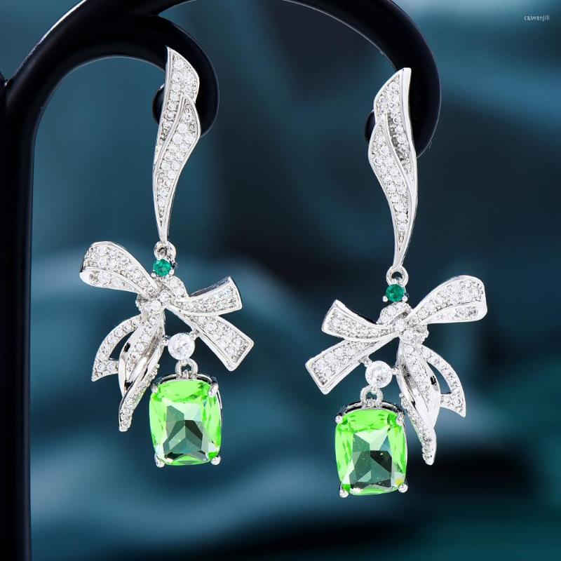 Dangle Earrings Kellybola Original Luxury Bow Blue Green Pendant For Women Wedding Party Jewelry High Quality Accessories
Dangle Earrings Kellybola Original Luxury Bow Blue Green Pendant For Women Wedding Party Jewelry High Quality Accessories