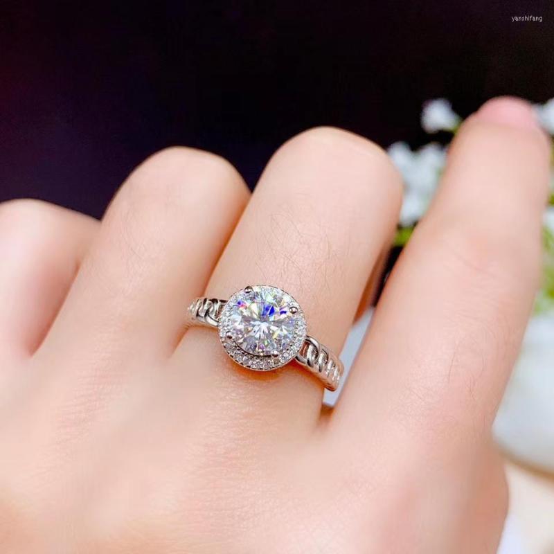 Cluster Rings Crackling Moissanite Gemstone Ring For Women Jewelry Engagement Wedding 925 Sterling Silver Birthday
Cluster Rings Crackling Moissanite Gemstone Ring For Women Jewelry Engagement Wedding 925 Sterling Silver Birthday