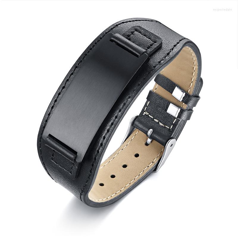 Charm Bracelets 2022 Stainless Steel Black Curved Brand Adjustable Length Leather Material European And American Style Bracelet For Men
Charm Bracelets 2022 Stainless Steel Black Curved Brand Adjustable Length Leather Material European And American Style Bracelet For Men