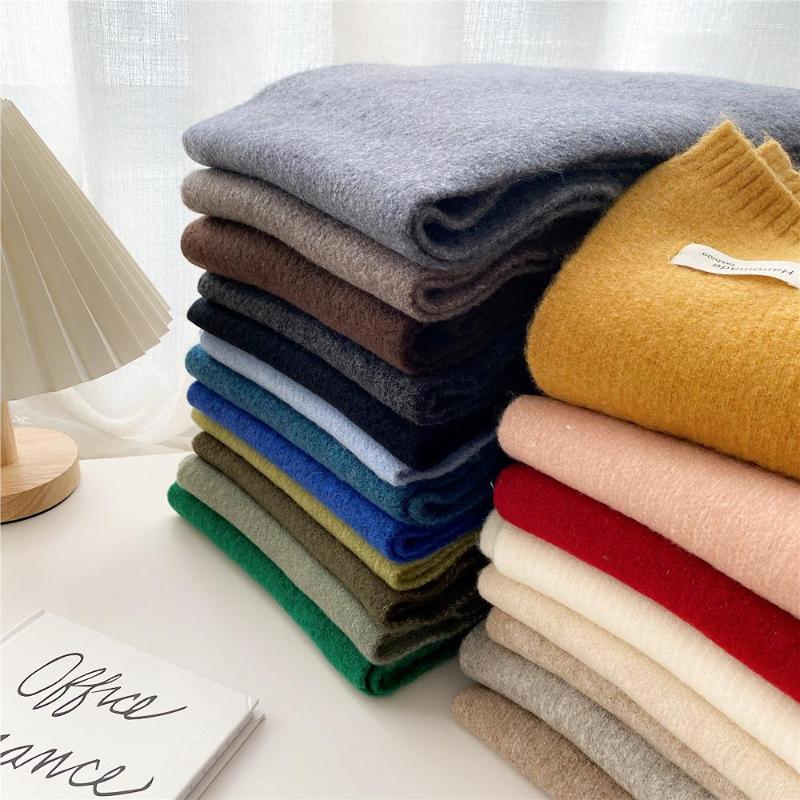Scarves Women Solid Color Knit Shawls Tassel Hijab Head Wraps Femme Thick Autumn Winter Bandana D416
Scarves Women Solid Color Knit Shawls Tassel Hijab Head Wraps Femme Thick Autumn Winter Bandana D416