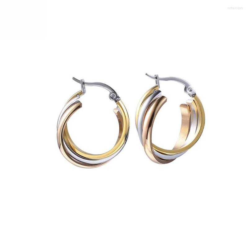 Hoop Earrings Stainless Steel Women Mix Color Fashion Circle Round Twist Jewelry Earring Gift For Him
Hoop Earrings Stainless Steel Women Mix Color Fashion Circle Round Twist Jewelry Earring Gift For Him