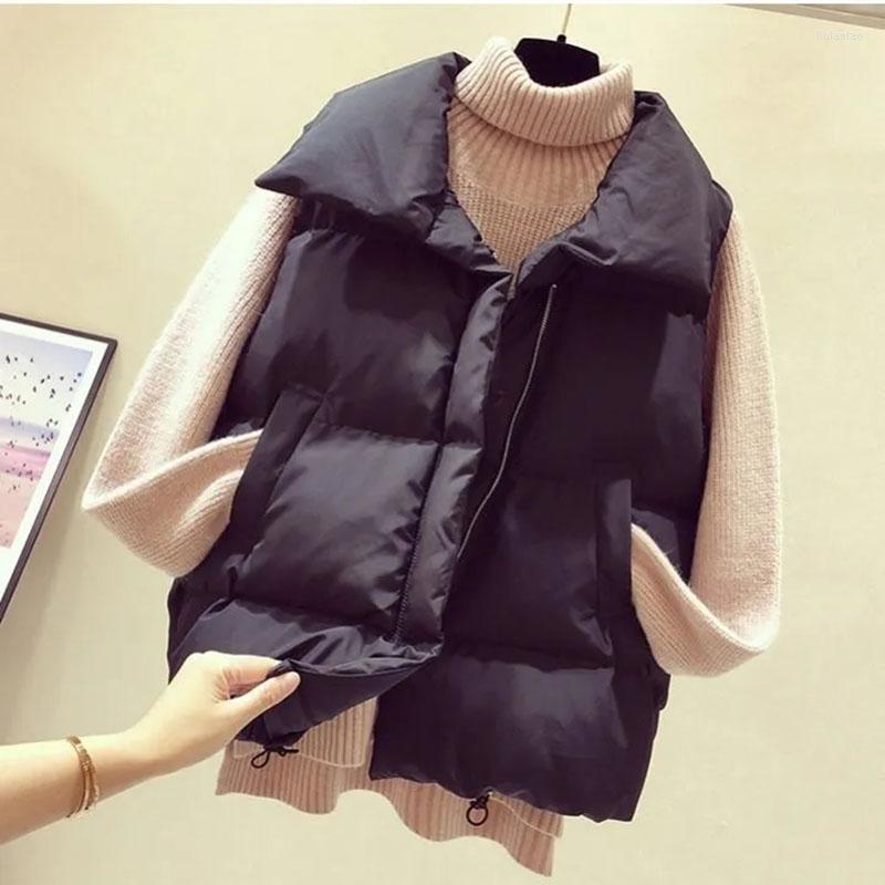 Women's Vests Cotton Vest Womens Autumn Winter 2022 Thick Warm Short Loose Casual Versatile Down Waistcoat Sleeveless Female, Black
Women's Vests Cotton Vest Womens Autumn Winter 2022 Thick Warm Short Loose Casual Versatile Down Waistcoat Sleeveless Female, Black