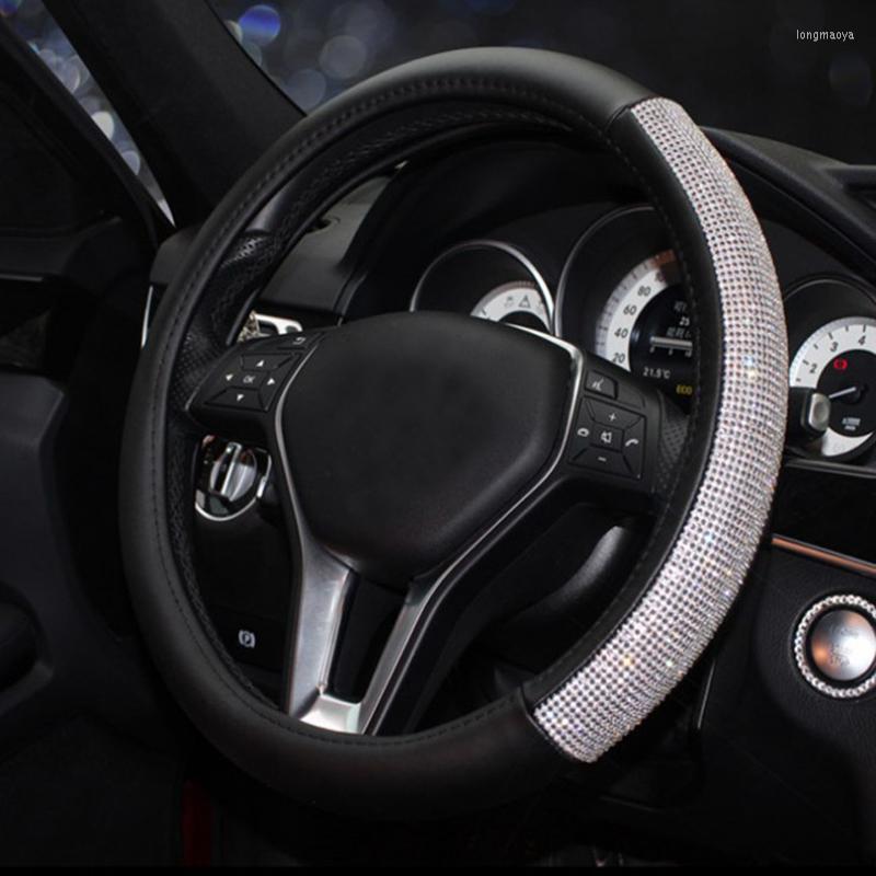 Steering Wheel Covers Fashion Crystal Car Diameter 38cm Diamond Rhinestone Accessories For Woman Automobile Interior Parts
Steering Wheel Covers Fashion Crystal Car Diameter 38cm Diamond Rhinestone Accessories For Woman Automobile Interior Parts