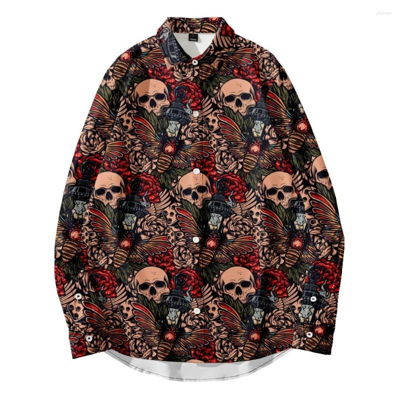 Men's Casual Shirts 2022 Skull Print Loose Thin Long Sleeve Shirt Beach Couple Hawaiian Style Versatile
Men's Casual Shirts 2022 Skull Print Loose Thin Long Sleeve Shirt Beach Couple Hawaiian Style Versatile